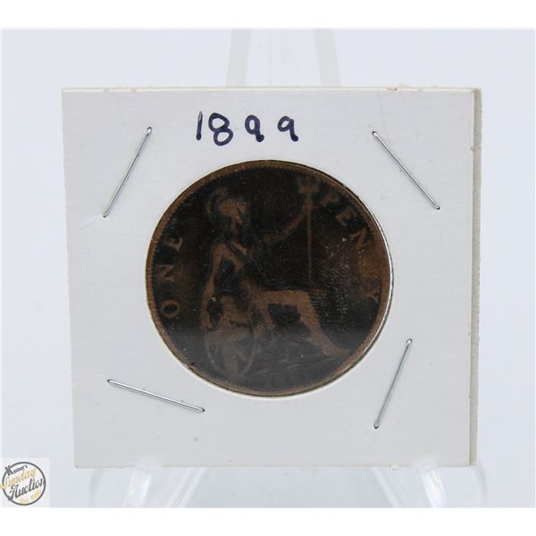1899 ONE PENNY LARGE GREAT BRITAIN VICTORIA COIN