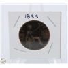 Image 1 : 1899 ONE PENNY LARGE GREAT BRITAIN VICTORIA COIN