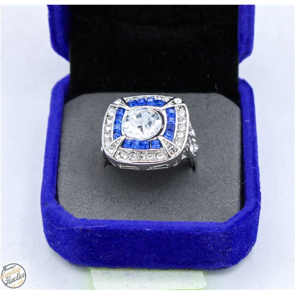 MENS CZ RING SIZE 8