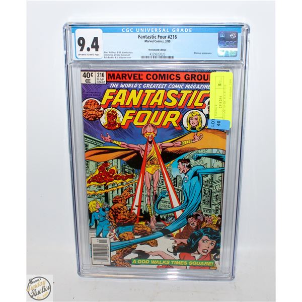 CGC 9.4 FANTASTIC FOUR #216