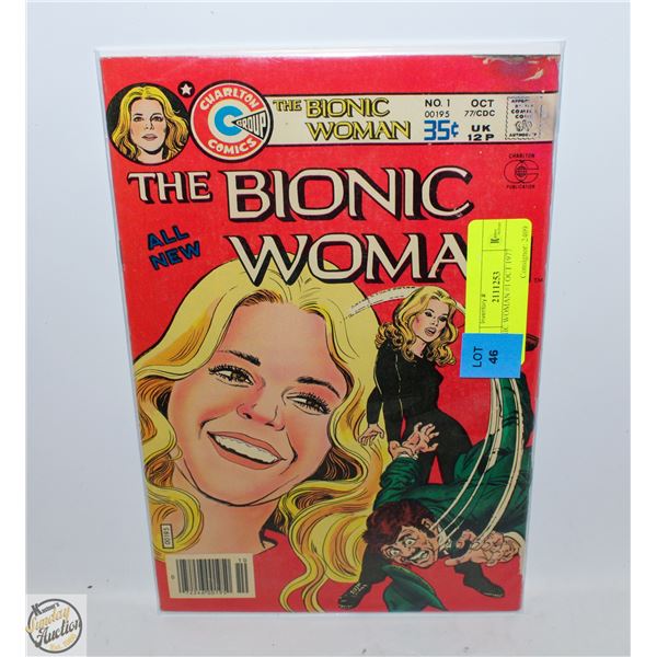 BIONIC WOMAN #1 OCT 1977