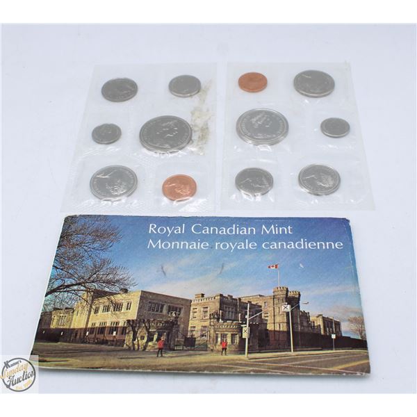 RCM SEALED CANADIAN 6 COIN SETS 1970 & 1973