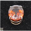 Image 1 : 29.0 CTS CERTIFIED CITRINE GEMSTONE .925 PENDANT