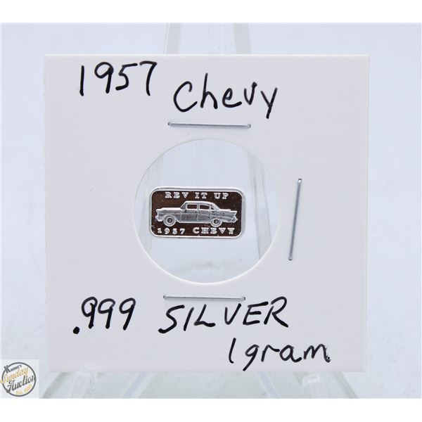 #3272-.999 FINE SILVER 1 GRAM TOKEN WITH REV