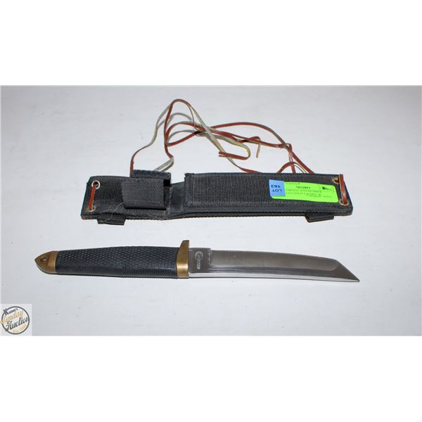 UNITED BRASS AND RUBBER HANDLED UTILITY KNIFE W/