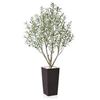 Image 1 : NEW WITH BOX 6FT ARTIFICIAL OLIVE TREE BROWN