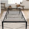 Image 1 : NEW ASSEMBLED SINGLE/TWIN SIZE METAL BEDFRAME