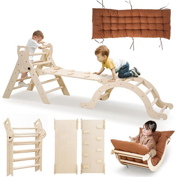 NEW ASSEMBLED SMALL CHILD INDOOR CLIMBING SET