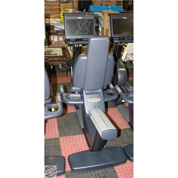 TECHNOGYM RECUMBENT RECLINE EXERCISE BIKE WITH