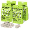 Image 1 : NEW 4 X 5.5LBS VETRESKA TOFU CAT LITTER CACTUS