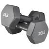Image 1 : NEW BASICS VINYL COATED 2 PAIR DUMBBELLS 9,1KG