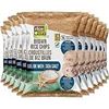 Image 1 : NEW 12 X 120G RICE UP! BROWN RICE CHIPS SEA SALT