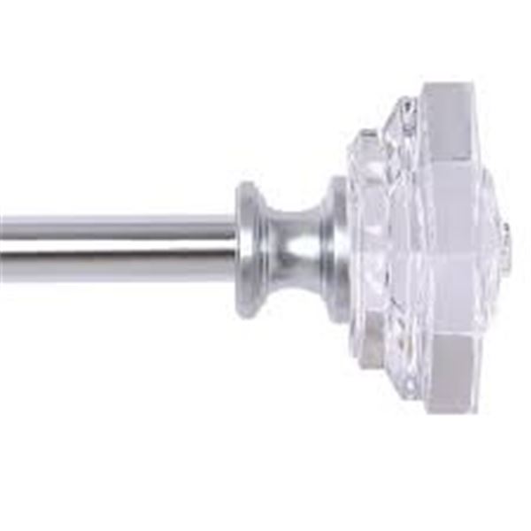 BRAND NEW 3/4" STANDARD WINDOW CURTAIN ROD ACRYLIC