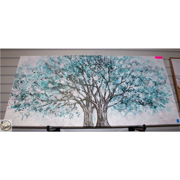 NEW 24 X 48" TREE CANVAS WALL DECOR