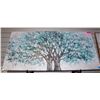 Image 1 : NEW 24 X 48" TREE CANVAS WALL DECOR