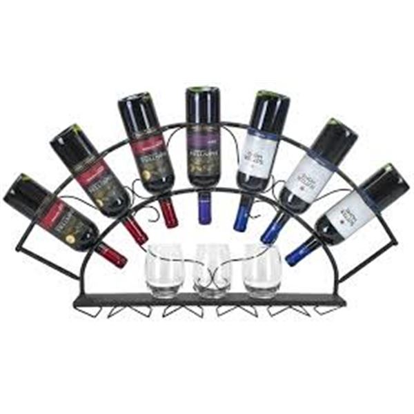 NEW W BOX SORBUS WALL MOUNT WINE RACK