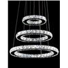 Image 1 : BRAND NEW MODERN CRYSTAL CHANDELIER LIGHTING 3RING