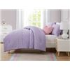 Image 1 : NEW OLIVIA & FINN COLLECTION COMFORTER LILAC 4PCS