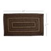 Image 1 : NEW JUTE RUG RECT W PAD 27 X 48"