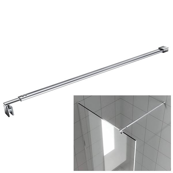 NEW POLISHED SILVER STAINLESS STEEL SUPPORT BAR
