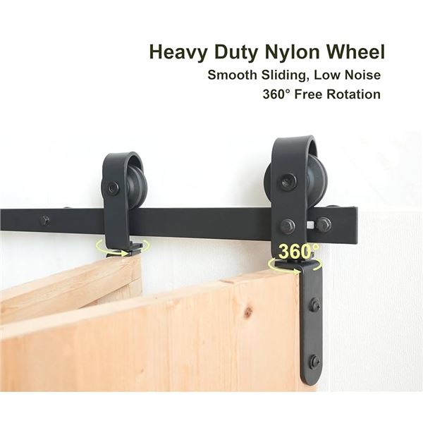 BRAND NEW DIYHD 43-5/16" RUSTIC BLACK BIFOLD DOOR