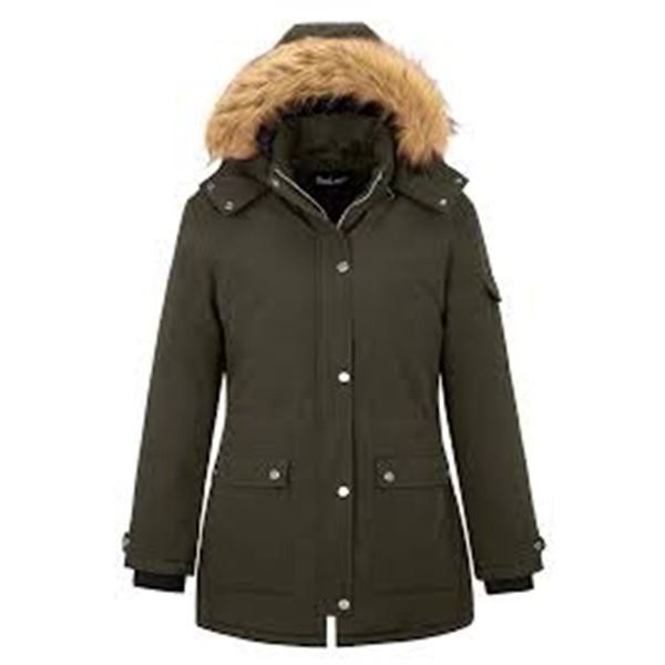 NEW SOULARGE WOMENS 2XL WINTER INSULATED PARKA