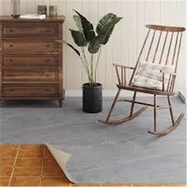 NEW OXDIGI PEEL+STICK VINYL 23X118" GREY "MARBLE"