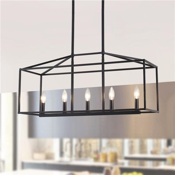 BRAND NEW KOOFREDDO CHANDELIER 5-LIGHT LINEAR