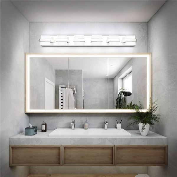 BRAND NEW SOLFART 6 LIGHTS CHROME MODERN DIMMABLE