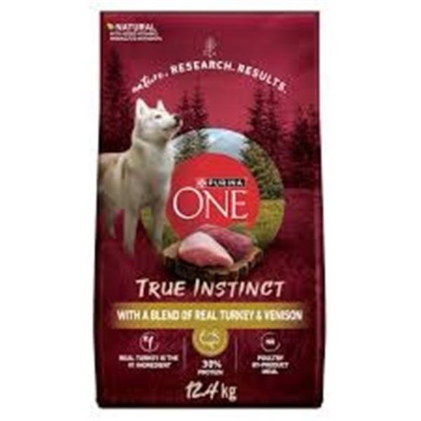 NEW 12.4KG PURINA ONE TRUE INSTINCT ADULT DOG FOOD