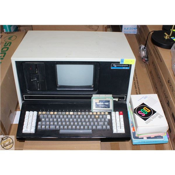 VINTAGE COMPUGRAPHICS COMPUTER & VINTAGE