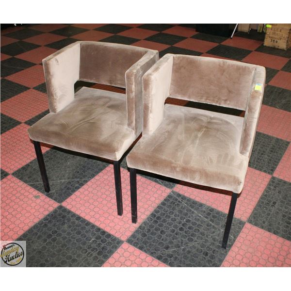 2 SHOWHOME FLOOR MODEL SUNPAN LENORA DINING CHAIRS