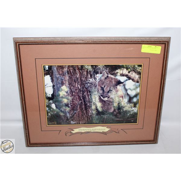 PSALM 121:1 WILDLIFE PICTURE 16X21"