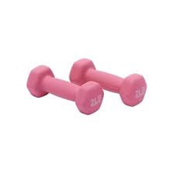 BRAND NEW 2 X 4 LB PINK DUMBBELLS