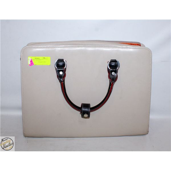 LADIES WHITE HANDBAG