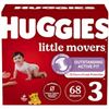 Image 1 : NEW 68 DIAPERS HUGGIES LITTLE MOVERS SIZE 3