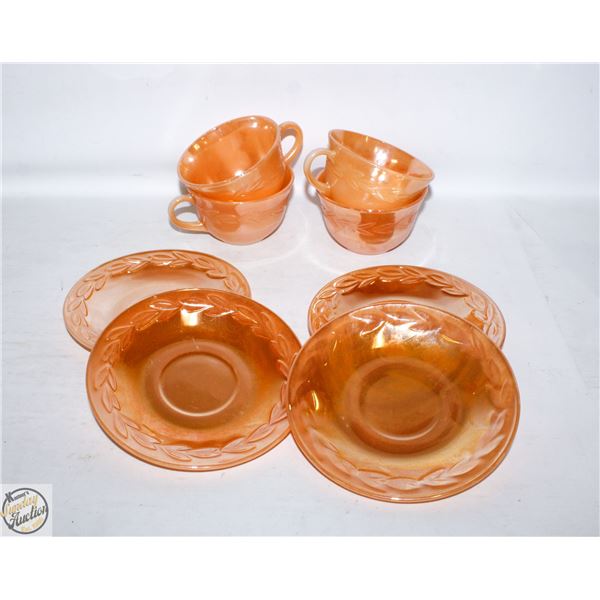 VINTAGE FIREKING WARE PEACH