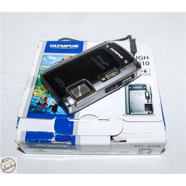 OLYMPUS TG610 CAMERA WITH BOX