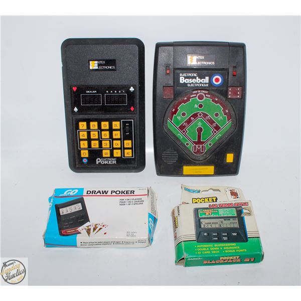 VINTAGE ELECTRONIC GAMES