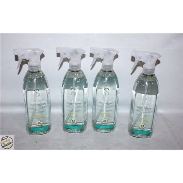 FOUR X 828ML METHOD DAILY SHOWER SPRAY CLEANER