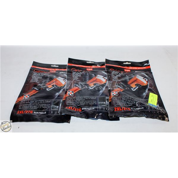 (3)X10PKS GLOVES BDG GRIPPAZ NITRILE MECHANIC