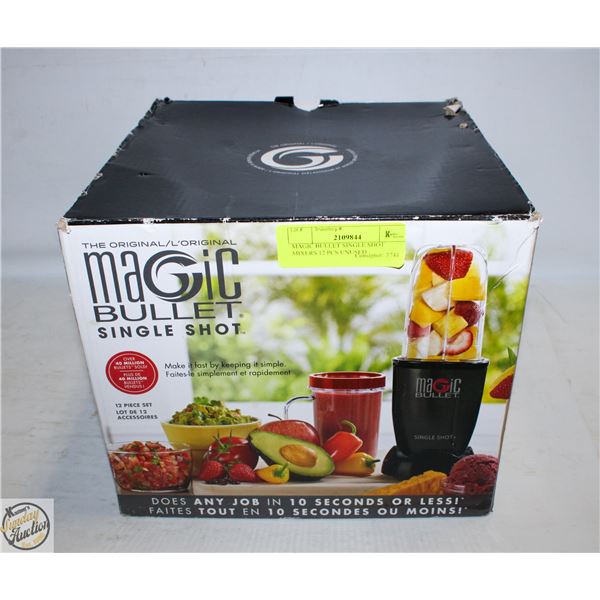 MAGIC BULLET SINGLE SHOT MIXERS 12 PCS UNUSED