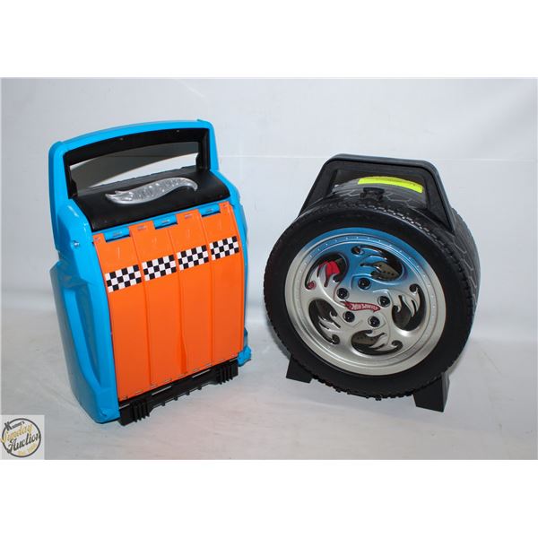 2 EMPTY HOT WHEELS CASES