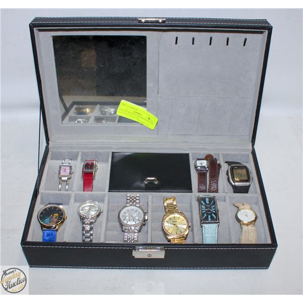 ESTATE WATCH CASE WITH WATCH COLLECTION-ESTATE
