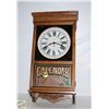 Image 1 : ANTIQUE CALENDER REGULATOR WIND UP CHIME CLOCK