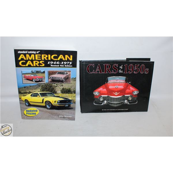 2 BOOKS. (CARS OF THE 1950’S 191 PAGES &