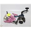 Image 1 : ZEBCO AND RIBBONS FISHERGIRL REELS