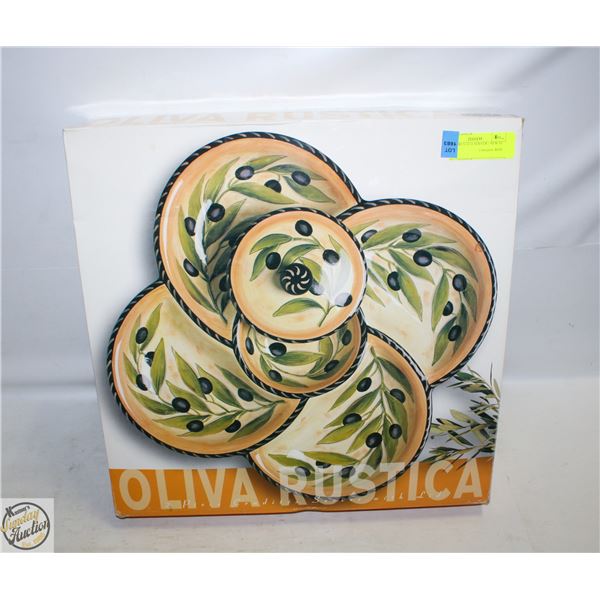OLIVIA RUSTICA SERVER - NEW IN BOX