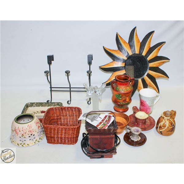 ESTATE LOT OF VARIOUS PLATES AND BOWLS DECORATED