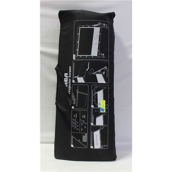RCA PROJECTOR & SCREEN IN BAG